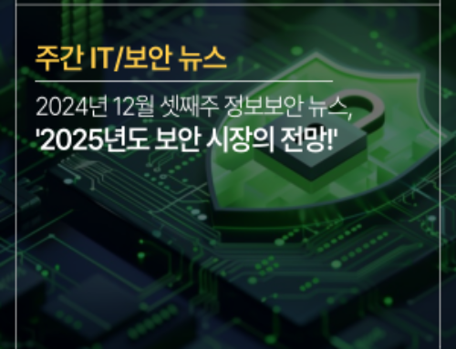 [주간 IT/보안뉴스] 2024년도 12월 셋째주, ‘2025년도 보안 시장의 전망!’