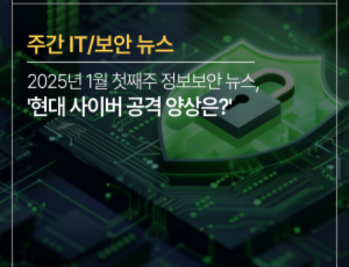 [주간 IT/보안뉴스] 2025년도 1월 첫째주, ‘현대 사이버 공격 양상은?’